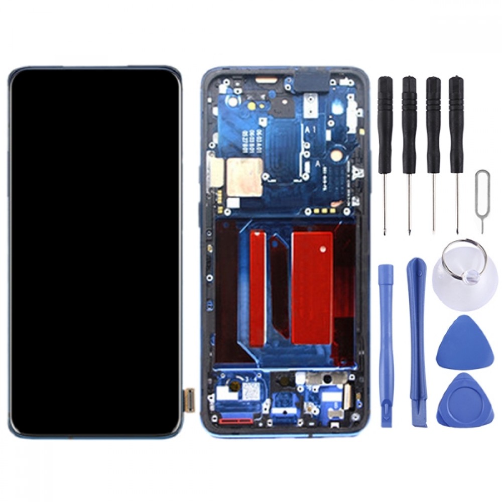 AMOLED Material LCD Screen and Digitizer Full Assembly with Frame for OnePlus 7 Pro(Blue) Other Replacement Parts OnePlus  7 Pro